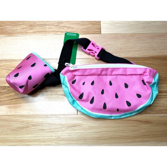 Tipsy Elves: Watermelon Fanny Pack with coozie - Picture 1 of 6
